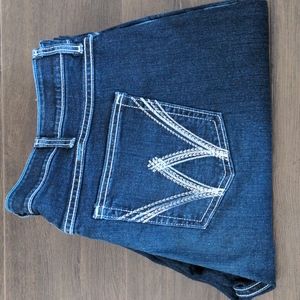 Wrangler Q Baby Dark Wash Bootcut Jeans size 20